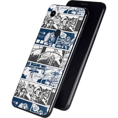 Disney Toy Story Comic Strip Google Pixel 3a XL Skin